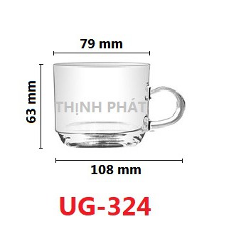 Bộ 6 ly tách UG 324 Thái Lan