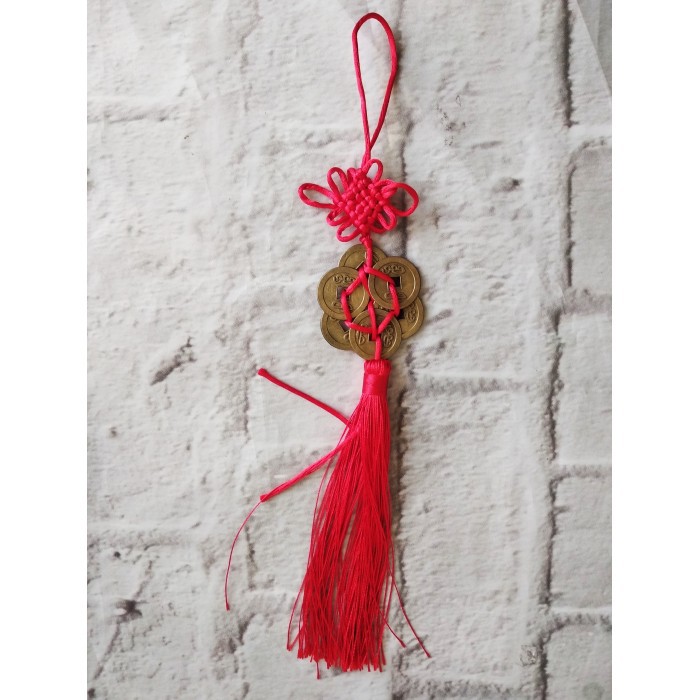 FREESHIP 99K TOÀN QUỐC_Dây treo Xe hơi hình Đồng tiền Ngũ hành