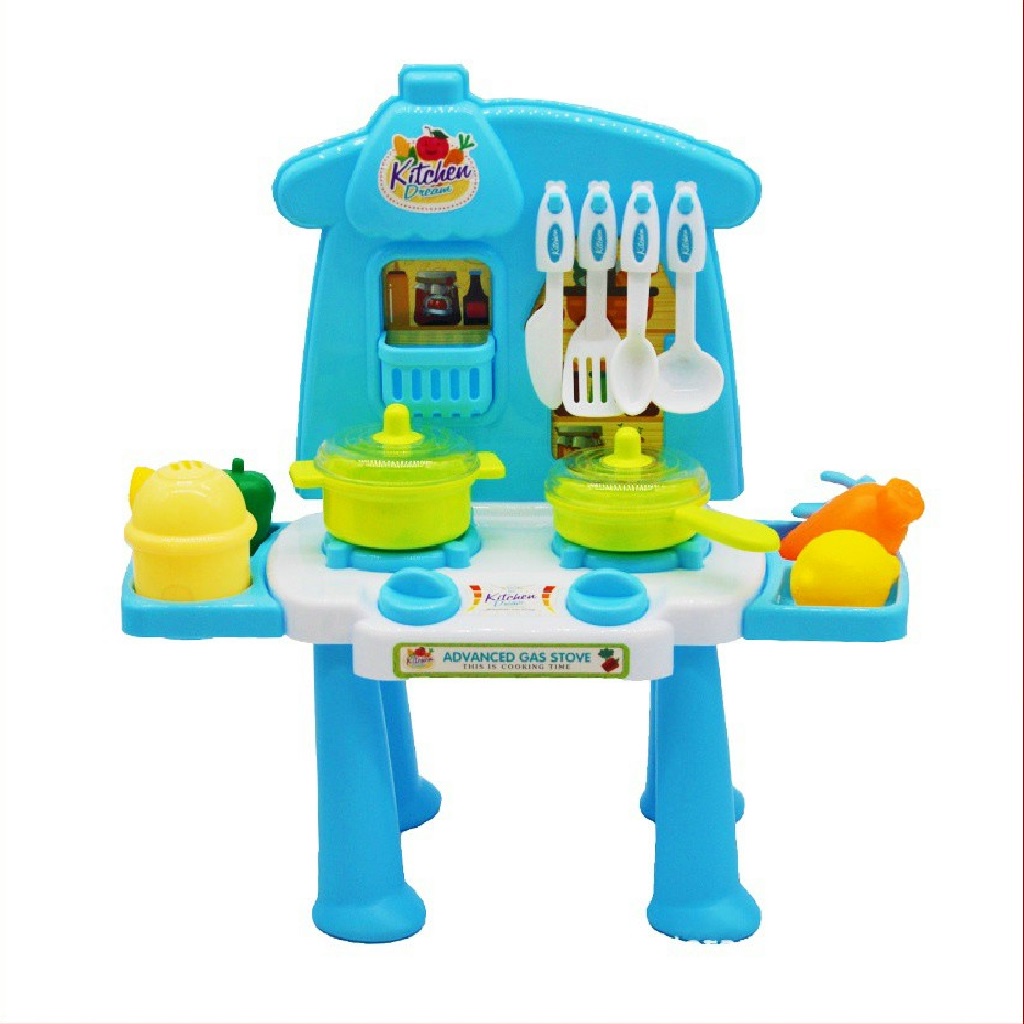 Bộ đồ chơi nấu ăn nhà bếp Kitchen Dream kèm - Bộ bếp nấu ăn cho bé kèm xe đẩy