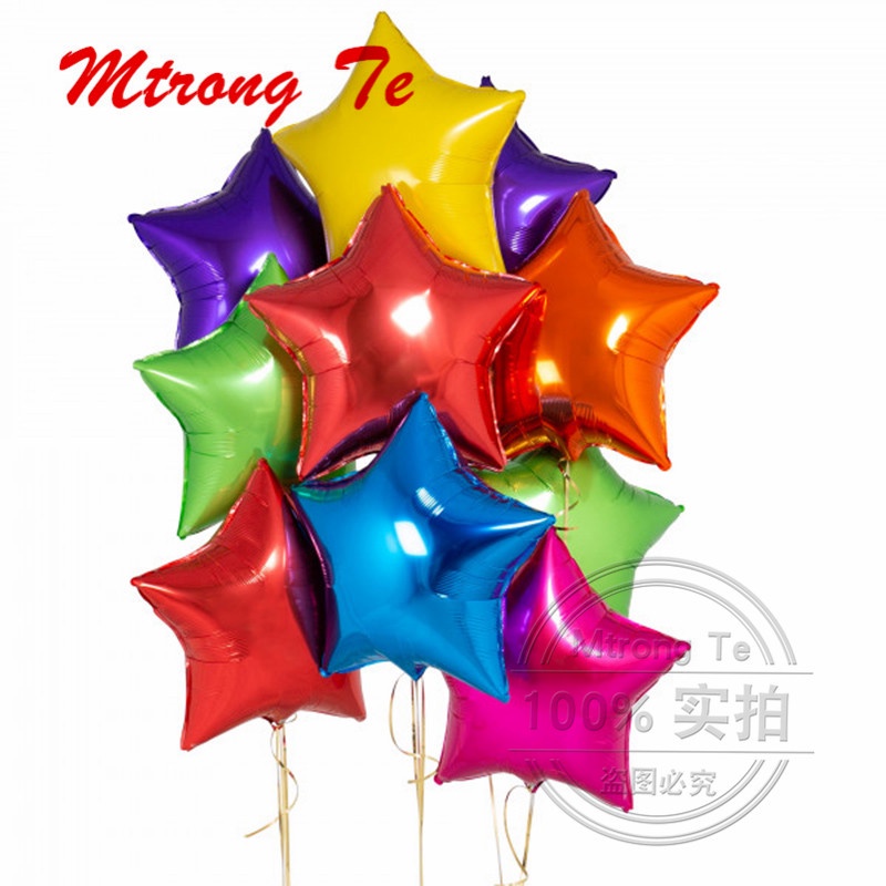 1 Bong Bóng Lá Nhôm Hình Ngôi Sao 18inch Trang Trí Tiệc Cưới / Sinh Nhật / Giáng Sinh