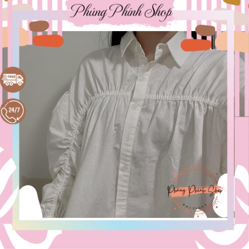 ÁO SƠMI LINEN NHÚN TAY THIẾT KẾ