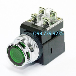 Nút Ấn Có Đèn CR254 - Nút Ấn Có Đèn Φ25 Hanyoung Nux - Đề Có Đèn Hanyoung Nux CR254