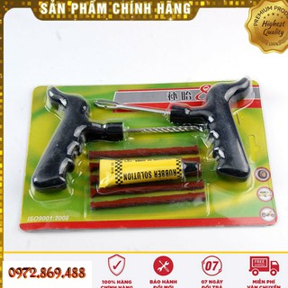 Bộ Vá Lốp Không Săm 8 Chi Tiết Tiện Dụng Cho Xe Ô tô Và Xe Máy