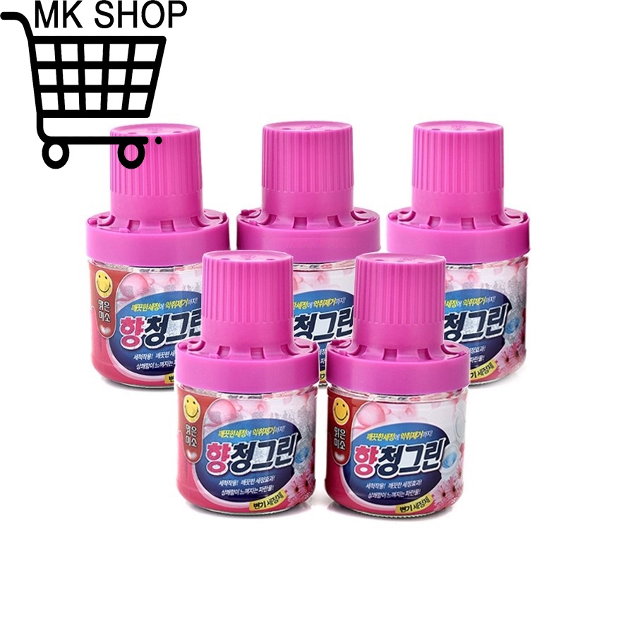 Cốc thả bồn cầu khử mùi hàn quốc, chai thả bồn cầu diệt khuẩn hương hoa