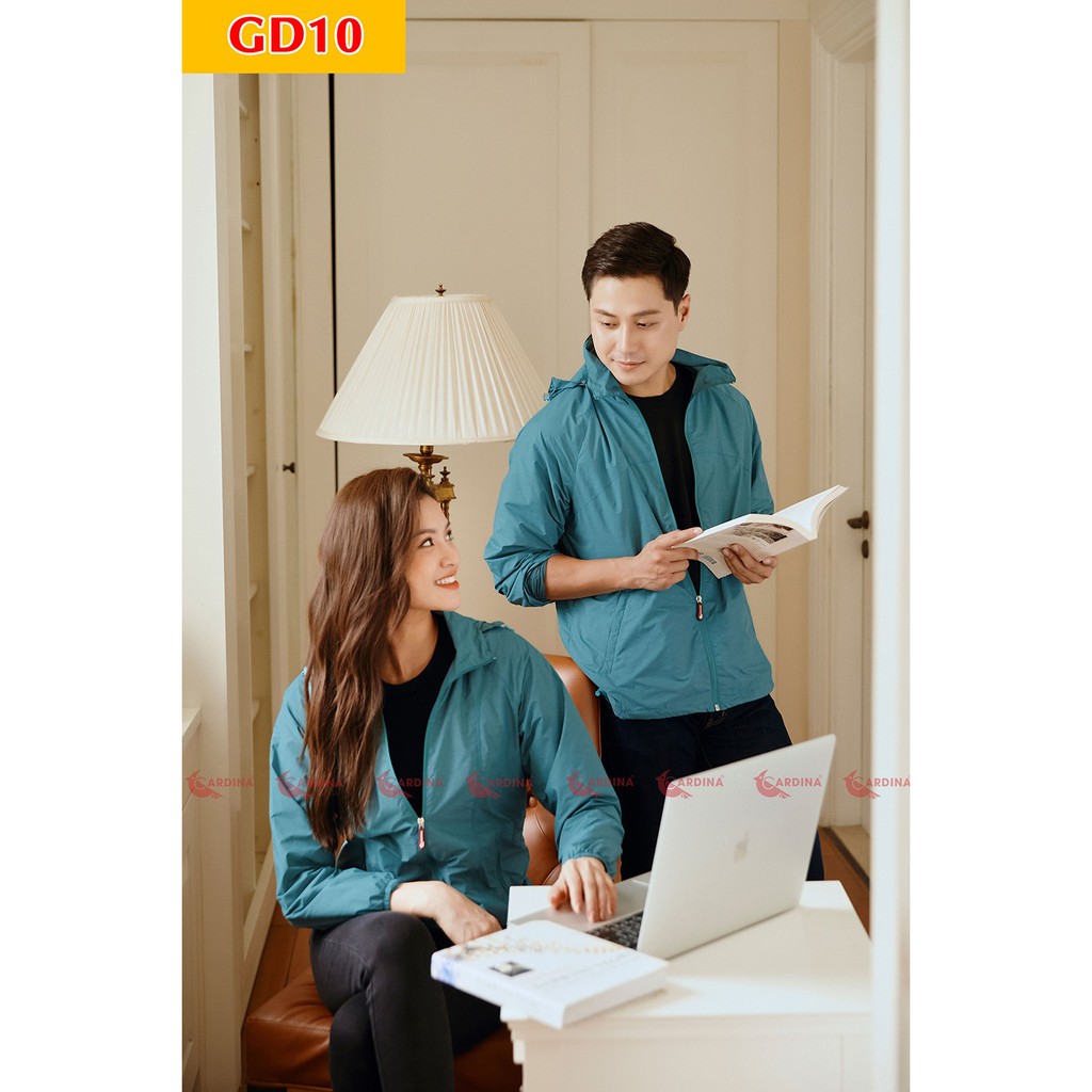 Áo gió đôi Nam Nữ Cardina THỜI TRANG CHÍNH HÃNG Nhật Bản, Cản gió, giữ ấm, Siêu phẩm cao cấp chống thấm nước