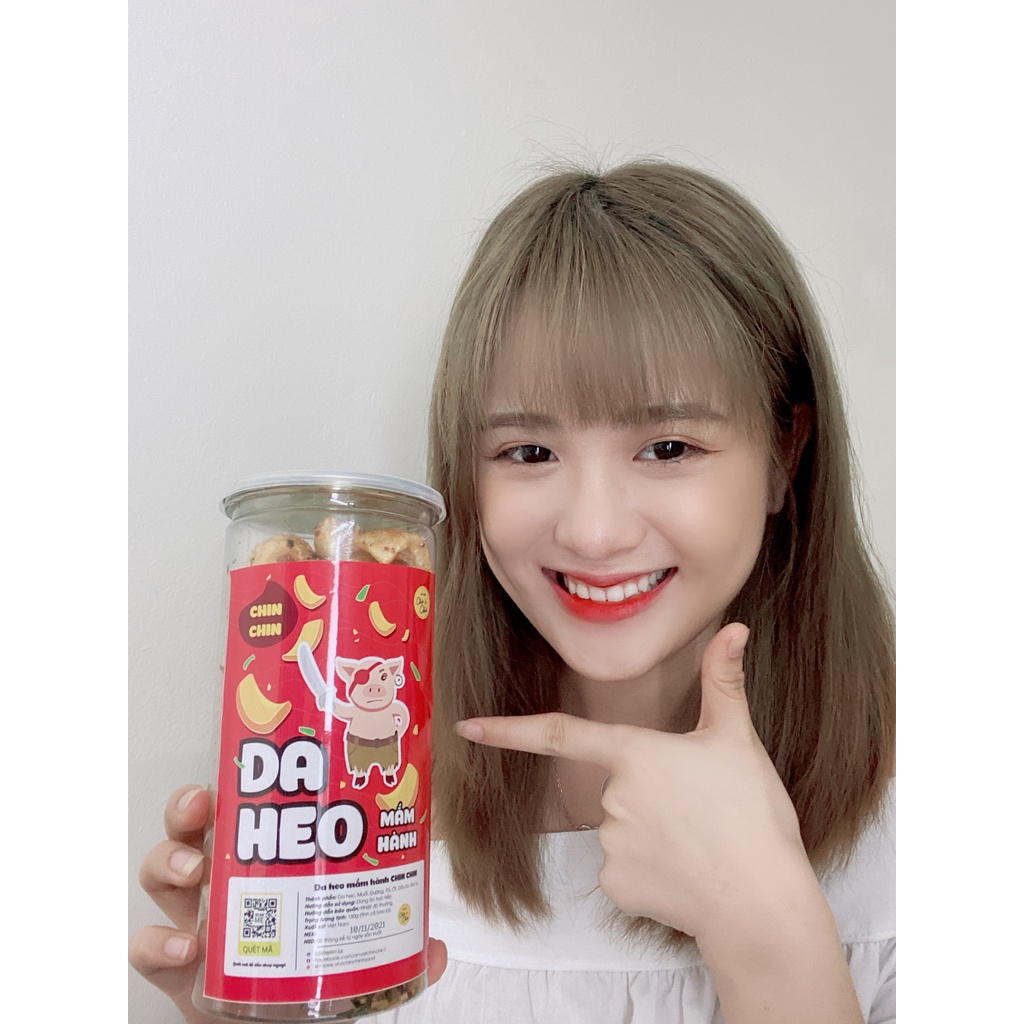 Da heo mắm hành chiên giòn 160 ChinChin, đồ ăn vặt Hà Nội vừa ngon vừa rẻ giao hàng hoả tốc 1h