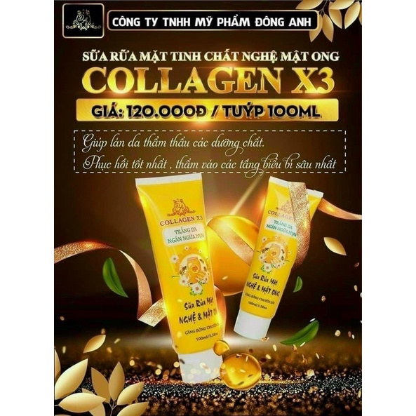 Sữa Rửa Mặt Collagen X3
