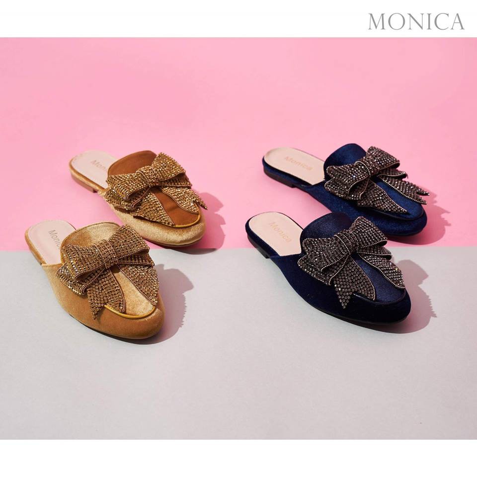 Sục nơ đính đá đế bằng MONICA