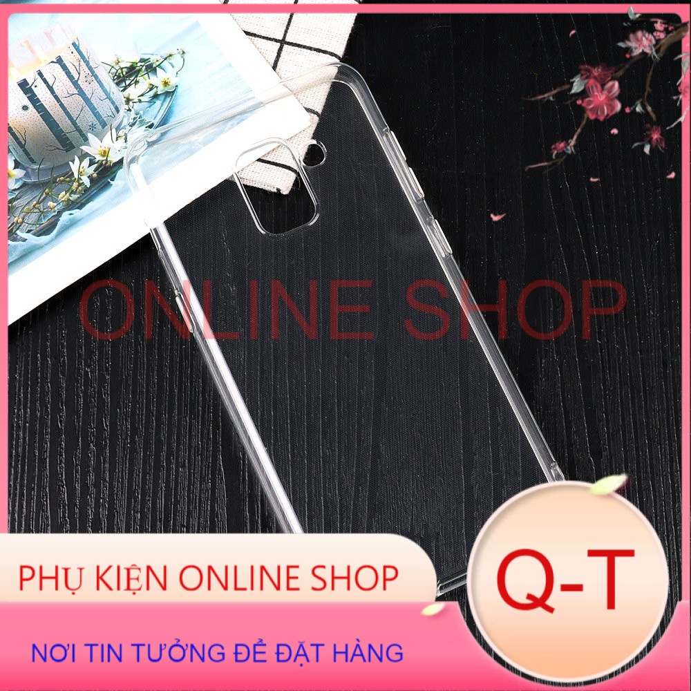 Ốp silicon dẻo trong suốt dành cho samsung Galaxy A6 2018 / A6Plus 2018-phụ kiện online shop