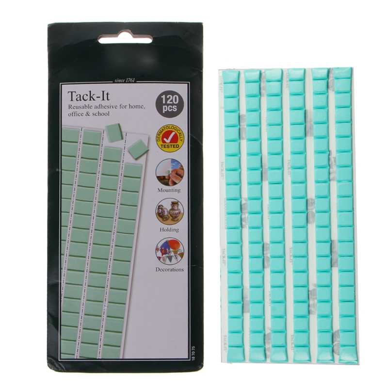 Đất sét dính Tack-it (75g), blue tack, miếng dính đa năng Faber-Castell - Hàng chính hãng