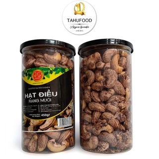 Điều rang muối - hạt điều 450g thơm , ngon , đậm vị , nguyên hạt , nguyên lụa - tahufood