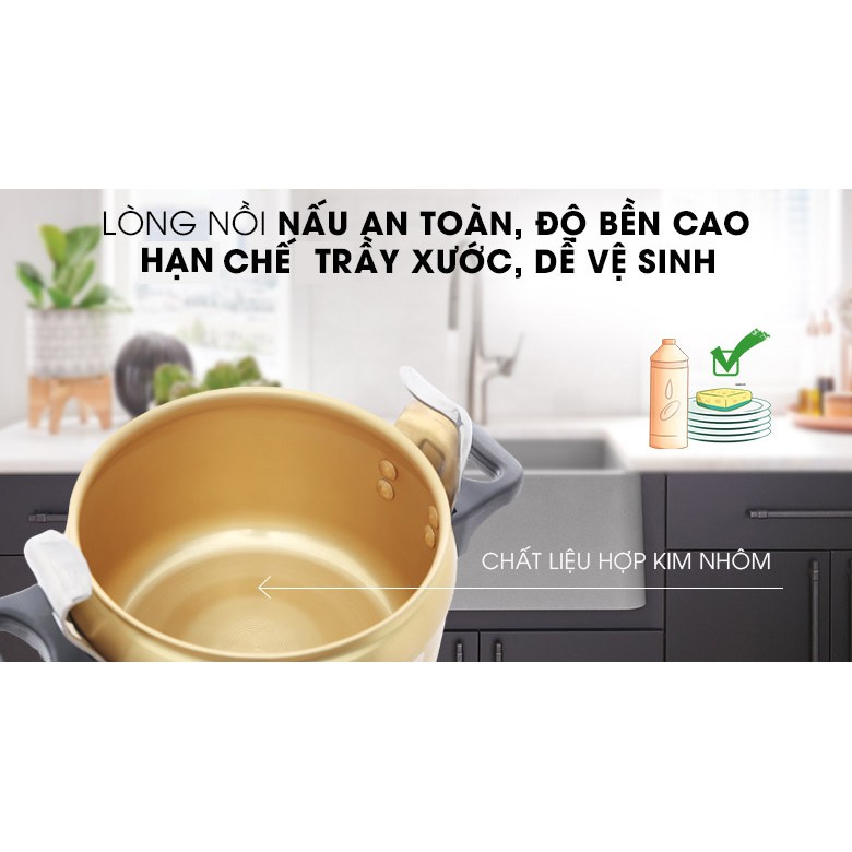 Nồi áp suất cơ Sunhouse SHA8504 5 lít