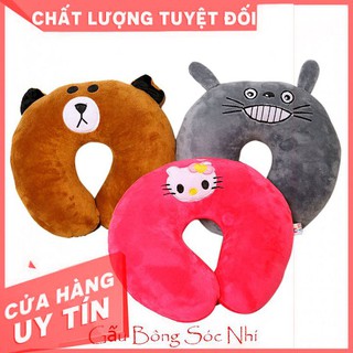 ⚡Flash Sale⚡ Gấu Bông Gối Kê Cổ Chữ U Dễ Thương Cực Đẹp