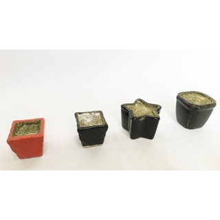[Xả kho] Chậu gốm sứ mini cắm hoa handmade, hoa pha lê, hoa đất sét (KT C5xR5cm)