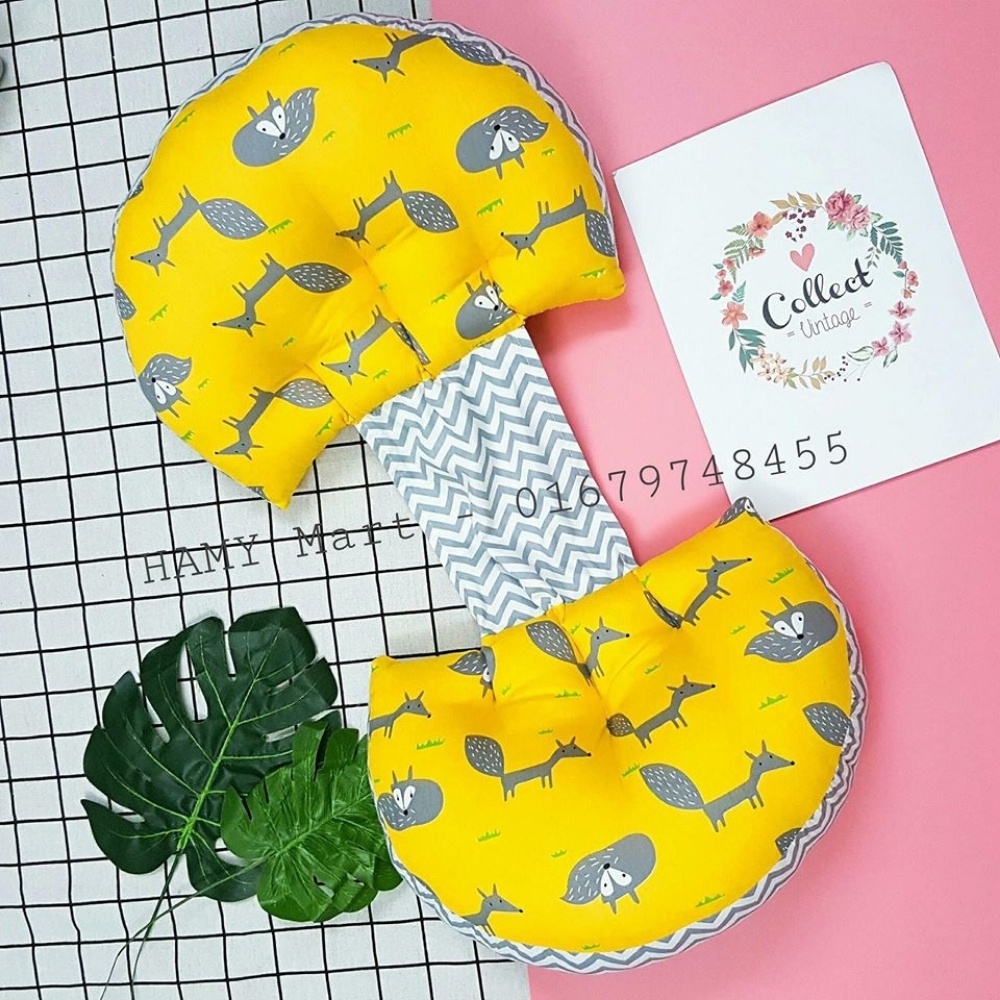 Gối ôm bà bầu HAMY Mart gối bầu cánh tiên cao cấp ct001