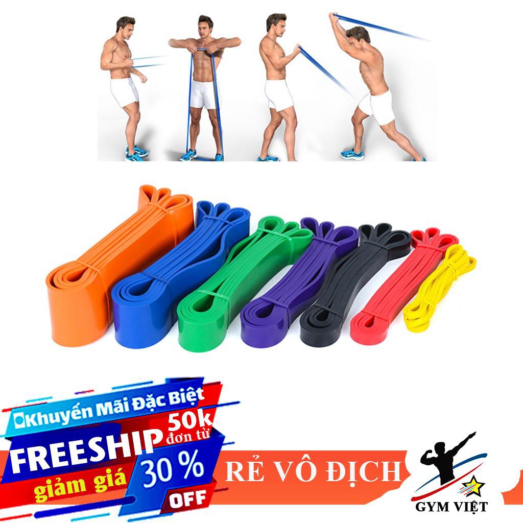 Dây kháng lực power band 😍 Freeship ⚡ Dây cao su tập gym đa năng