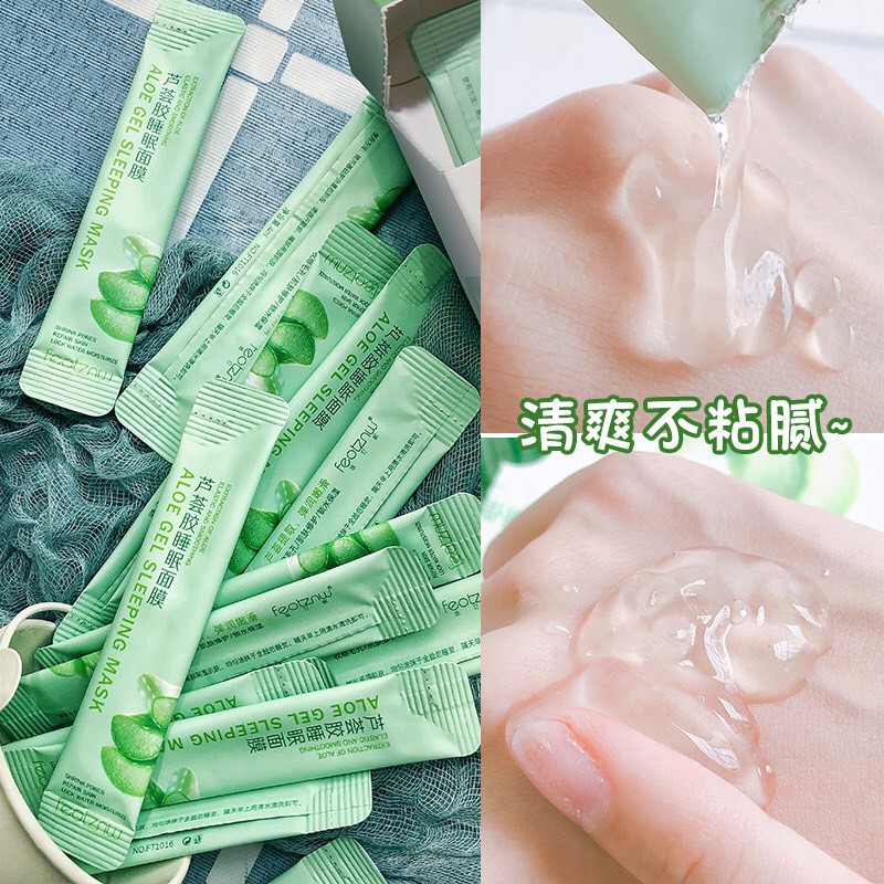 Mặt Nạ Ngủ Tinh Chất Lô Hội, Dưỡng Ẩm, Khóa NƯớc, SÁng Da, Mờ Nếp Nhăn | BigBuy360 - bigbuy360.vn