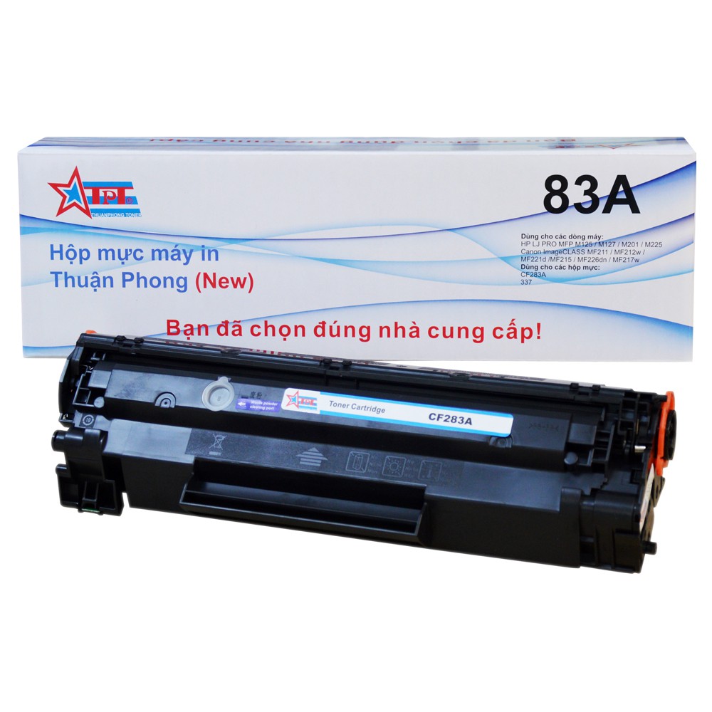 COMBO Hộp mực Thuận Phong 83A / 337 (TỰ NẠP) + 2 lọ mực đổ TP01 dùng cho máy in HP LJ M125/M127/M225/Canon LBP151dw