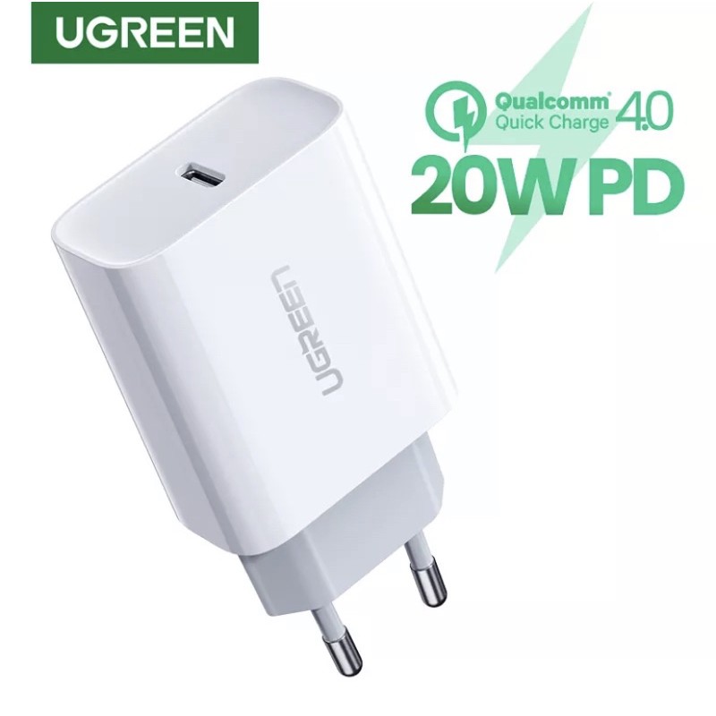 Củ sạc Ugreen 20W Power Delivery chính hãng 60450