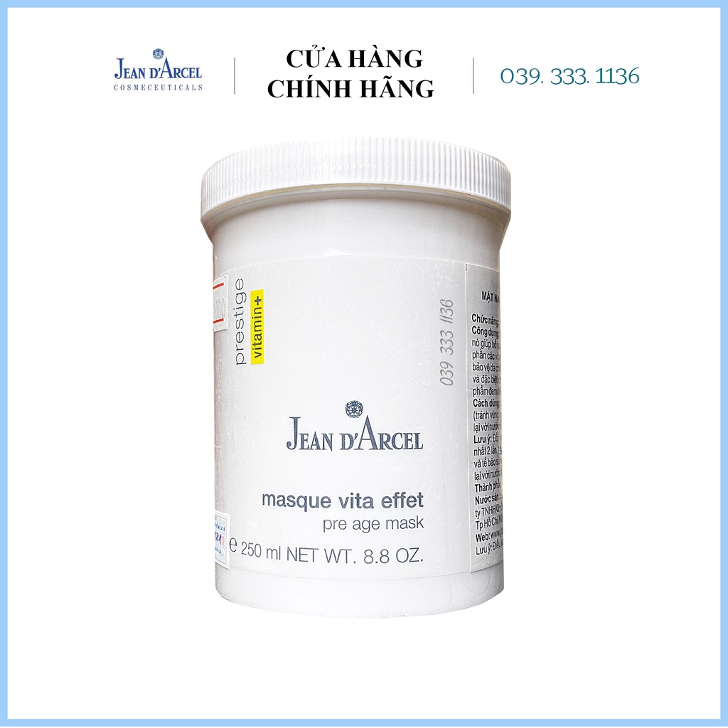 Mặt nạ trắng sáng da và ngăn ngừa lão hóa Jean D'Arcel _ Jean Darcel pre age mask 250ml
