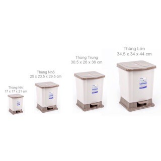 Thùng rác duy tân 3 size
