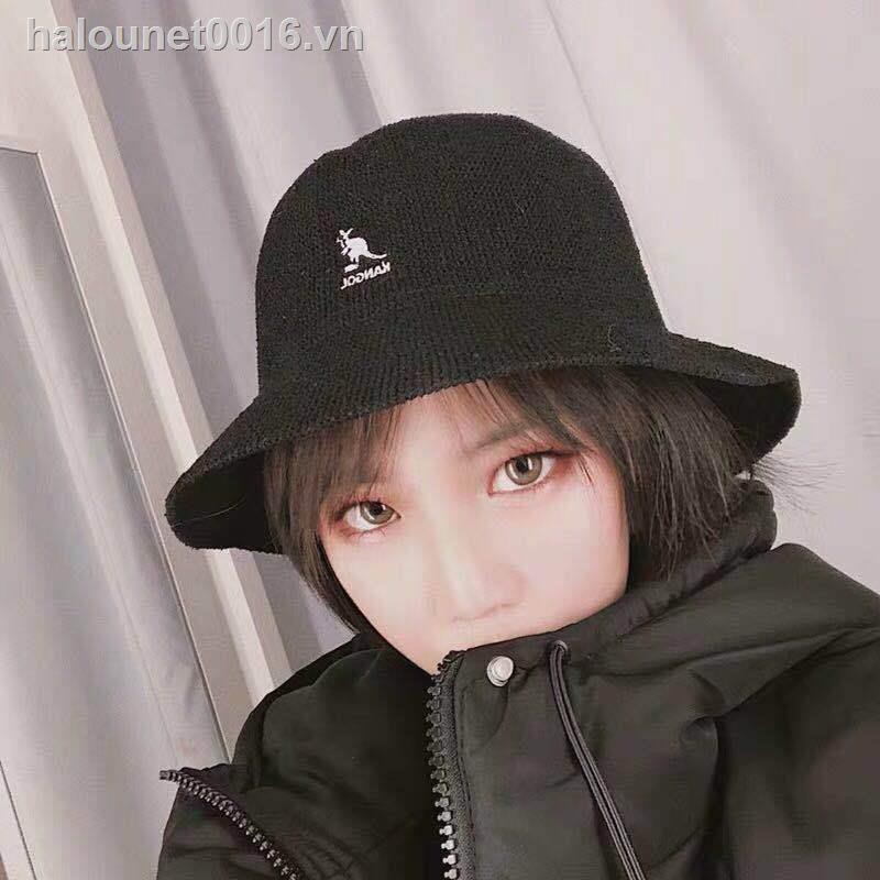 Mũ xô có vành chống nắng in chữ Kangol thời trang
