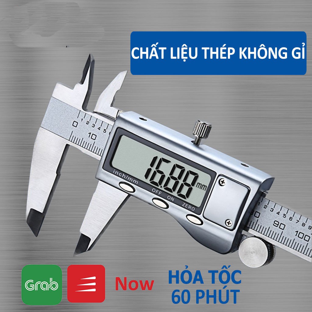 Thước Kẹp Điện Tử 150mm Thép Hợp Kim Không Rỉ Màn Hình LCD Syntek Hàng Chính Hãng | Mezoha