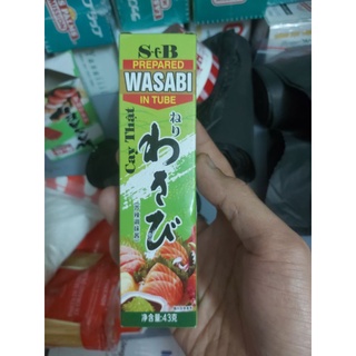 Mù tạt wasabi 43gr siêu cay nhập khẩu - mù tạt wasabi
