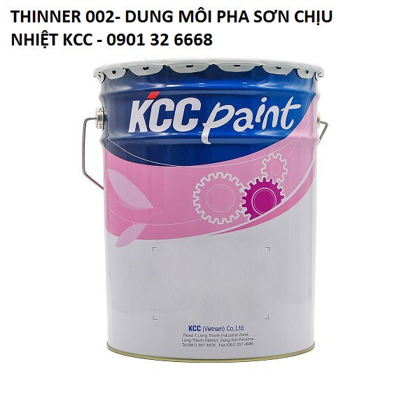 Dung môi pha sơn Thinner 002 pha sơn chịu nhiệt và sơn dầu Alkyd KCC (20L)