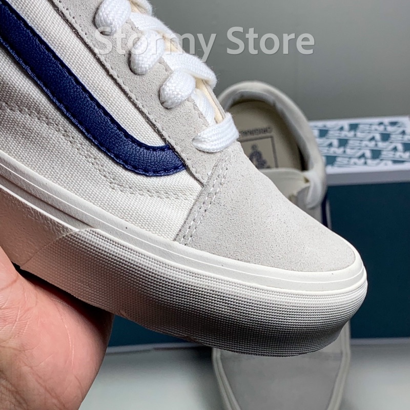 Giày Van Sọc Xanh NaVy Chuẩn Vault Box Xanh Thể thao Nam Nữ