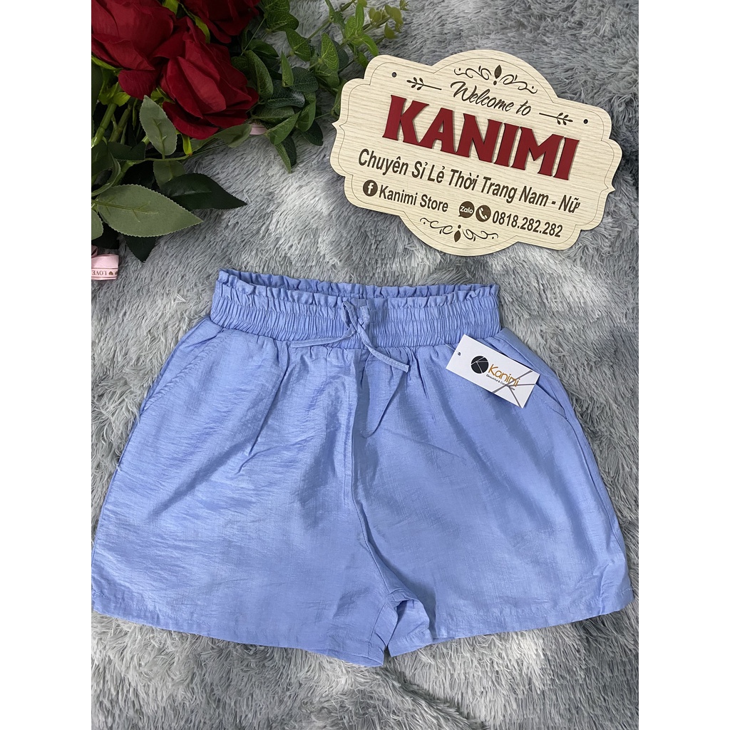 Quần short nữ kanimi,quần đùi đũi LẠNH nữ chất đũi siêu mát Hot nhất. | BigBuy360 - bigbuy360.vn