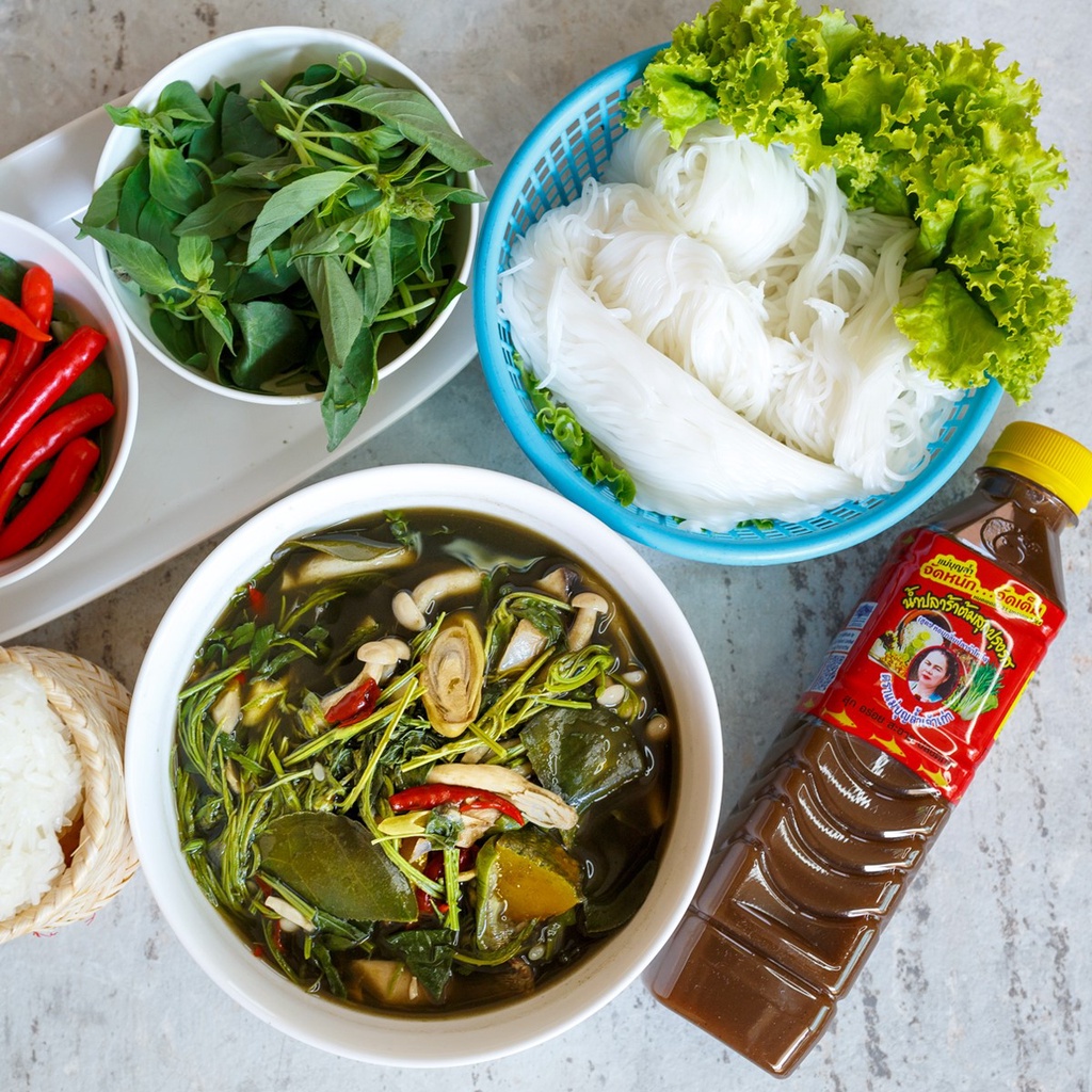 Mắm Trộn Gỏi Đu Đủ Somtum Thái Lan Ba Khía Mae Bun Lam 400ml - น้ำปลาร้าส้มตำไทย