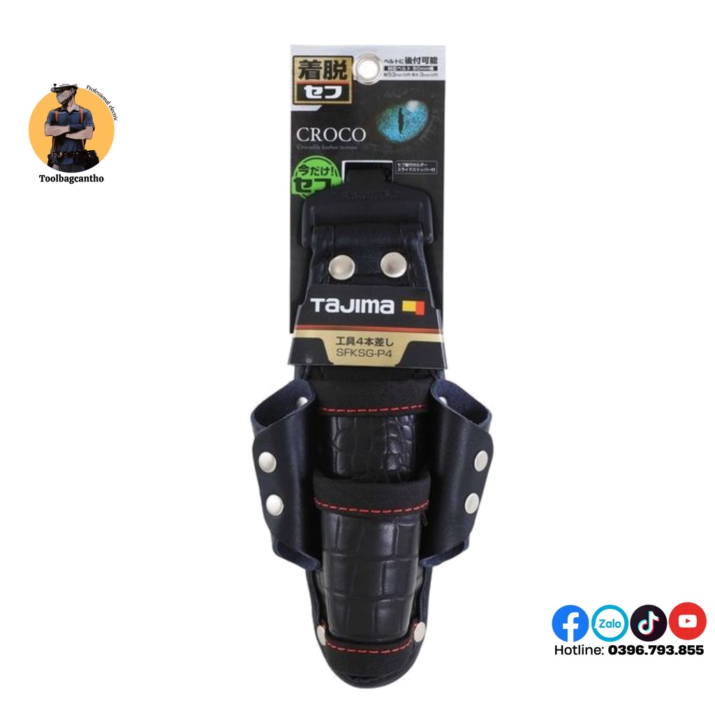 Túi đeo đồ nghề da Tajima SFKSG-P4