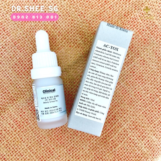 Tinh chất dành cho da mụn ACTOX Dr.Shee, Tinh Chất AC-TOX DrShee