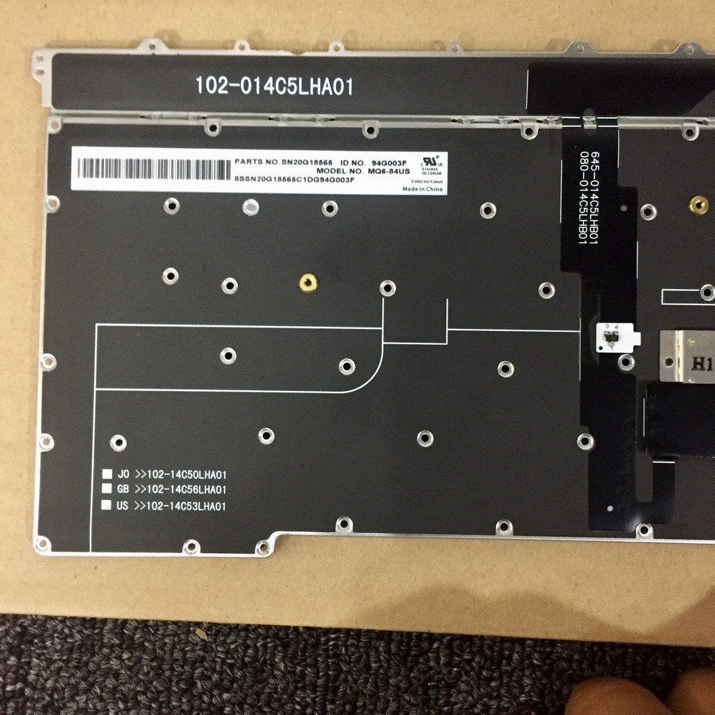 (KEYBOARD) BÀN PHÍM LAPTOP LENOVO THINKPAD X1 CARBON GEN 3 dùng cho Thinkpad Carbon X1 GEN 3