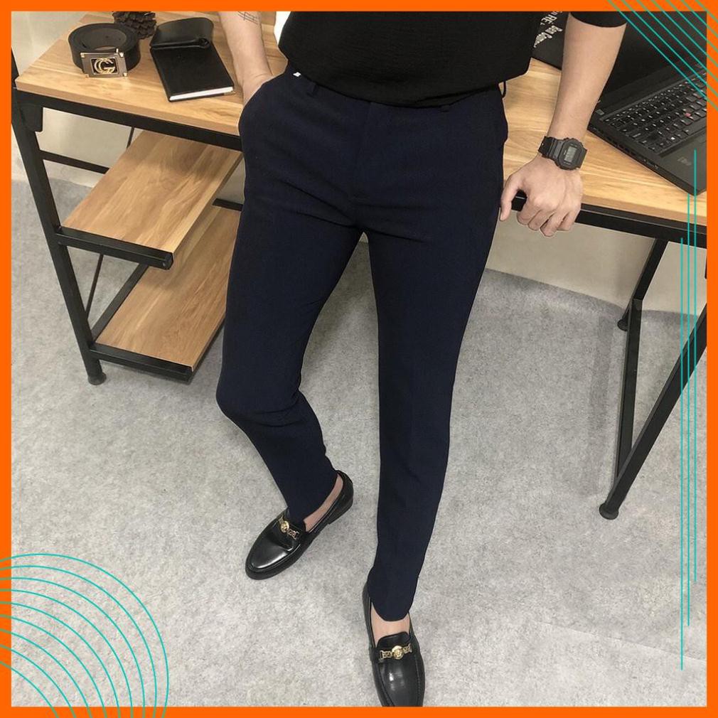 Quần tây - Quần âu nam - Dáng côn trẻ trung, chất vải mềm không xù, dầy dặn, không nhăn, dễ phối đồ với sơ mi | BigBuy360 - bigbuy360.vn