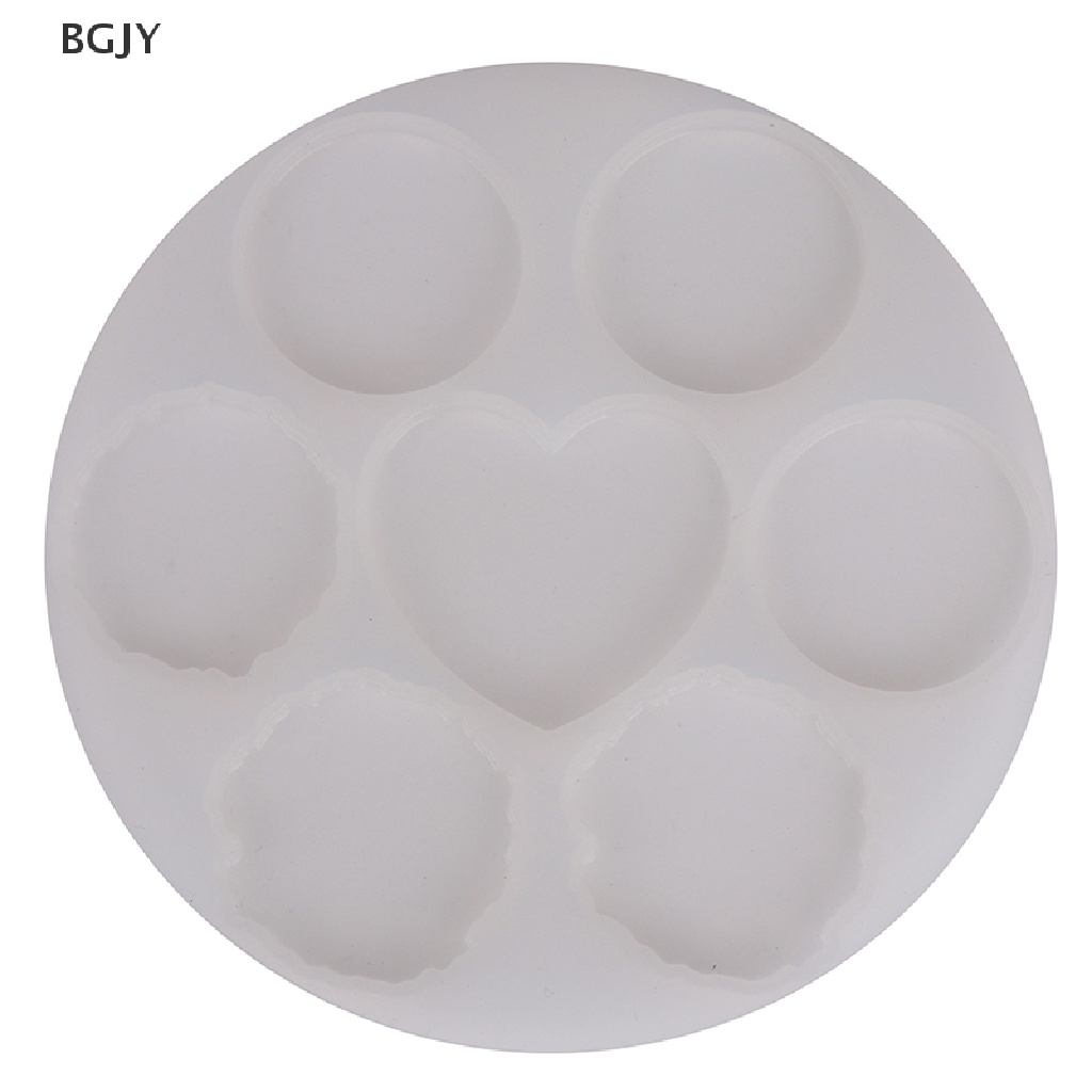 BGJY DIY Crystal Epoxy Resin Mold Airbag Mobile Phone Bracket Round Silicone Mold NEW