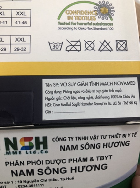 Vớ đùi y khoa tất đùi y khoa y tế điều trị suy giãn tĩnh mạch đùi chân NOVAMED CỦA THỔ NHĨ KỲ