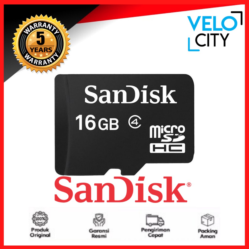 Thẻ Nhớ Sandisk 16gb Class 4 10 Năm