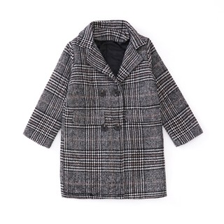 Áo dạ kẻ cho bé gái (Mã MG021)