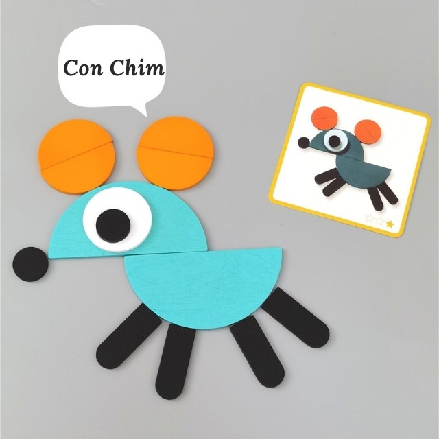 Đồ chơi ghép hình Montessori Fun Board