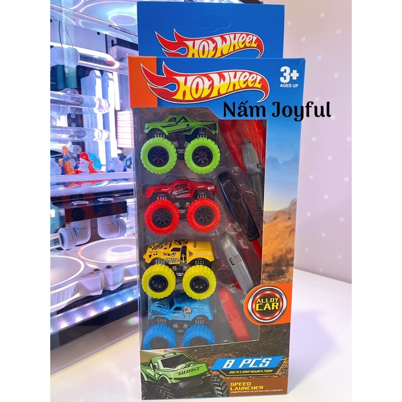 Ô tô chạy đua Hot Wheel set 4 chiếc