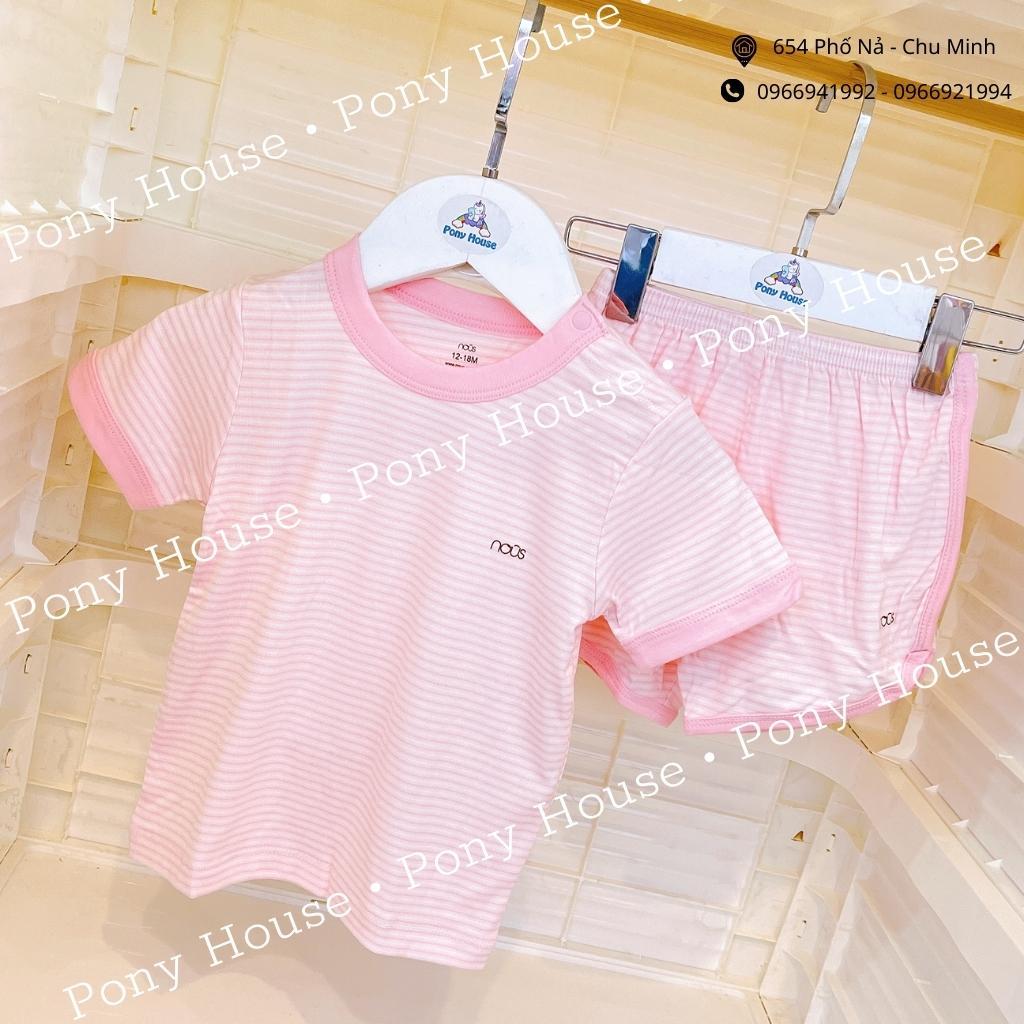 Bộ Quần Áo Cộc Nous Cài Vai Chất Liệu Nu Petit Cho Bé Size 9-12 Tháng Đến 2-3Y Mẫu Mới 2022