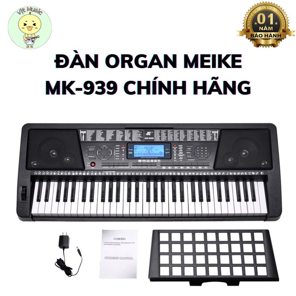 Đàn Organ MEIKE MK-939 Có Bend Kèm Giá Nhạc | Keyboard Điện Tử Dành Cho Người Mới Tập Chơi