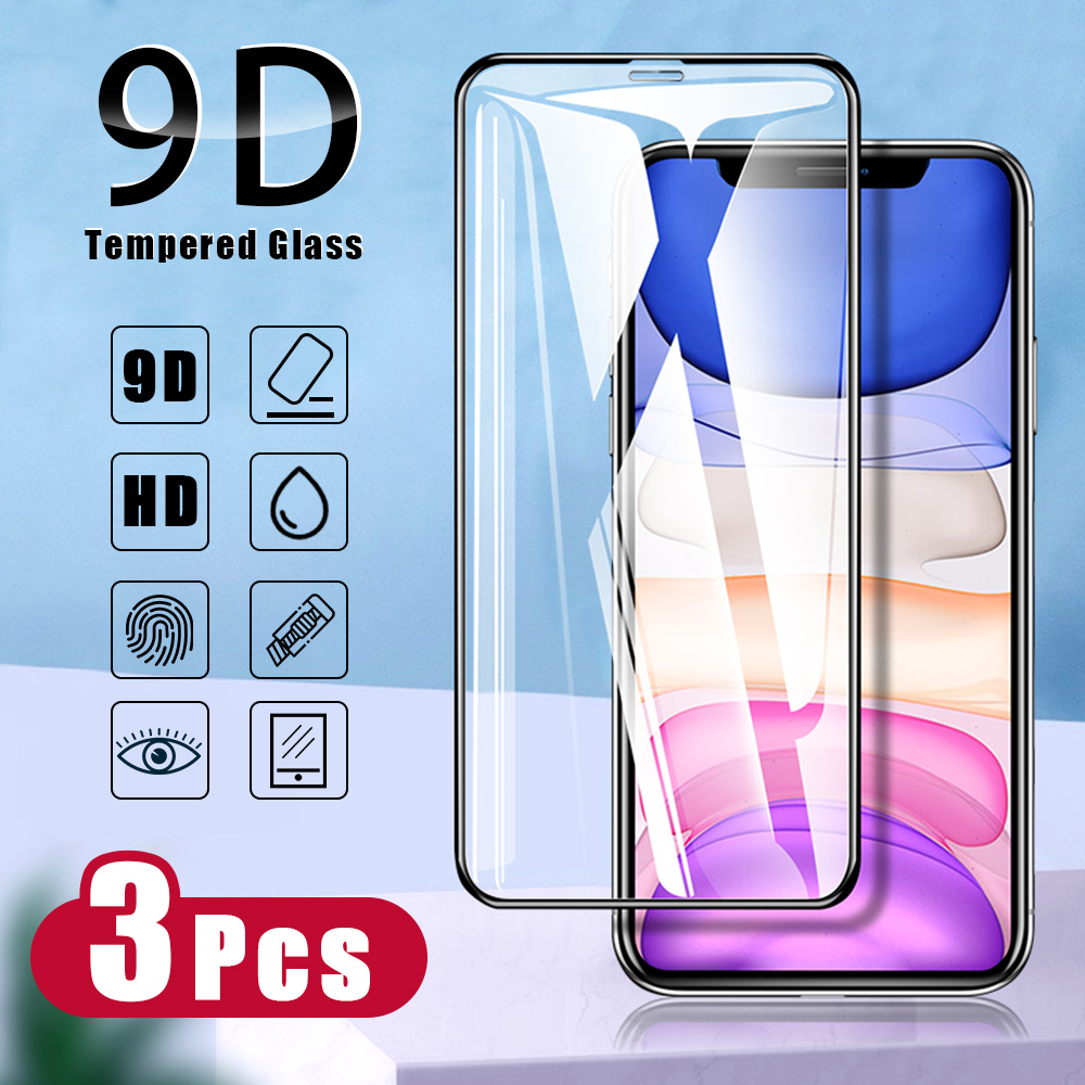 (3PCS) Kính cường lực Oppo A15 A15S A12 A5s A7 A12e A3s A37 Neo 9 A39 A57 A59 A59S F1S A71 A75 F5 A77 F3 A83 A1K full màn 9D cao cấp