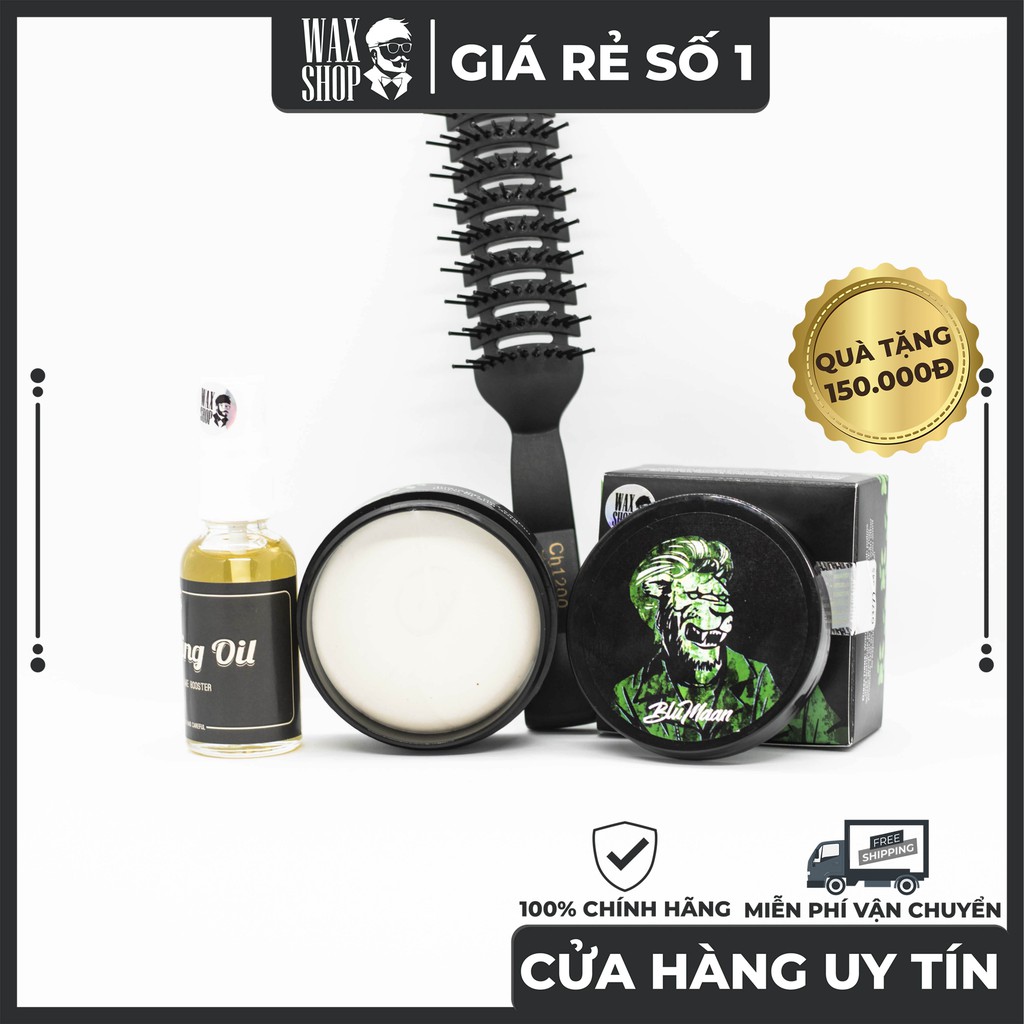 Sáp Vuốt Tóc - MONARCH MATTE PASTE - BLUMAAN ⚡ [Bao Test] ⚡ Siêu Giữ Nếp Tóc tới 24 Tiếng, Tặng Kèm Pre-Styling Oil