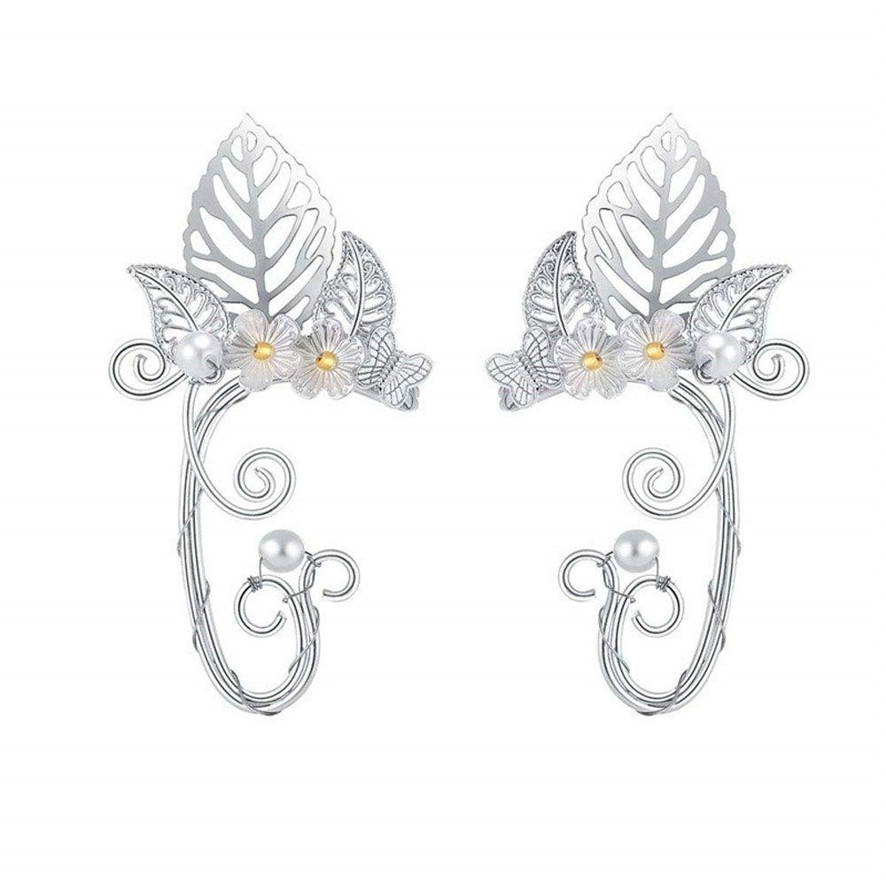 1 Khuyên Vành Tai Trái / Phải Hình Hoa Lá Tiên Nữ Tính