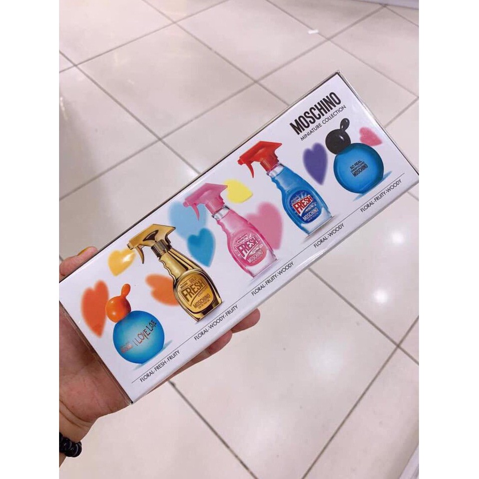 Set nước hoa Moschino mini 5 chai | Thế Giới Skin Care