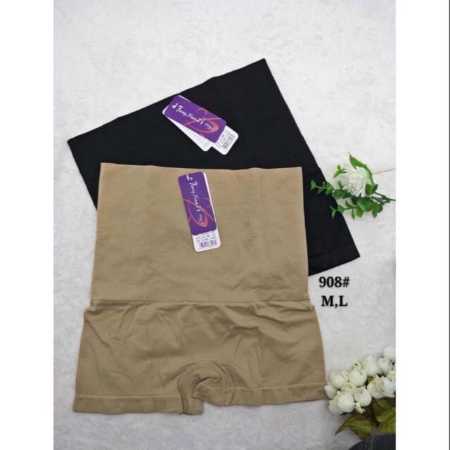 (908)quần gen bụng mặc váy_ tan mơ_quần bảo hộ trong váy