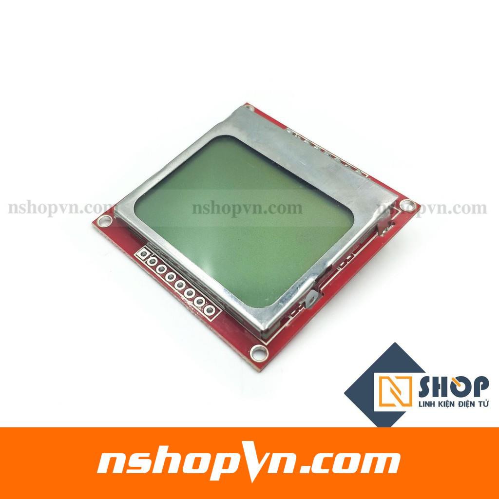 Module Màn hình Nokia 5110 LCD 5V dùng với Arduino kích thước nhỏ, khả năng hiển thị kí tự nhiều